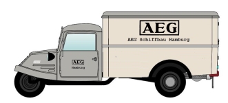 NPE NA88176 - H0 Goliath GD 750 Kombi AEG Hamburg